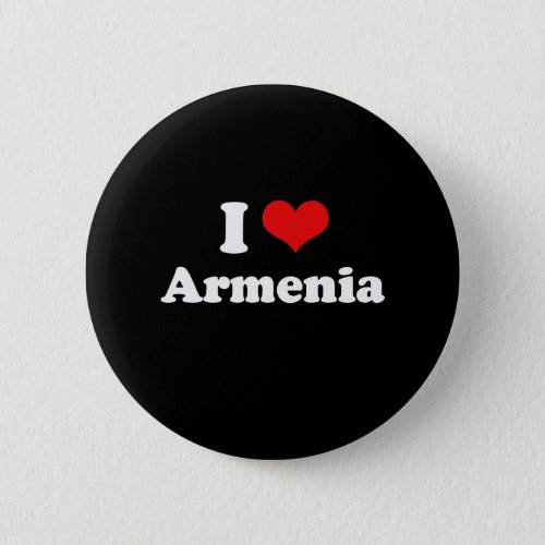 I Love Armenia Tshirt Pinback Button