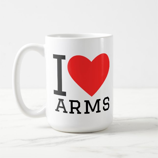 I love arms coffee mug (Left)
