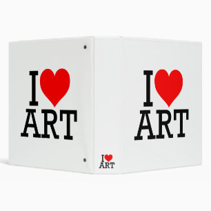I Love Art Binder