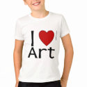 I Love Art T-Shirt