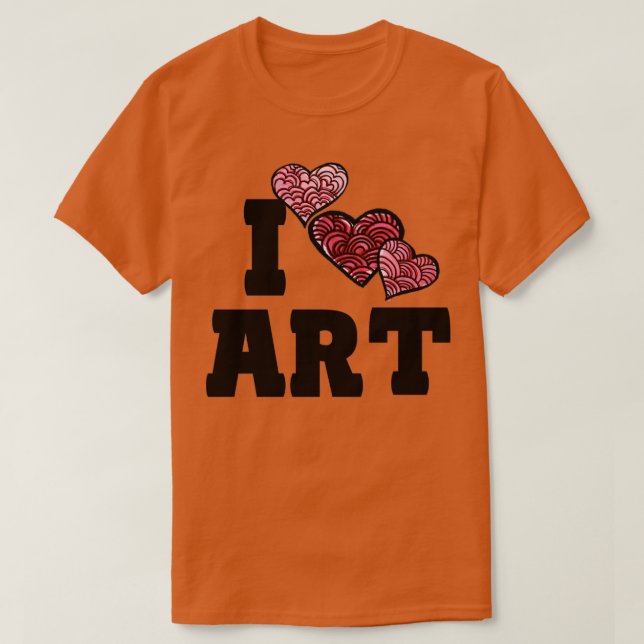 I love Art T-Shirt (Design Front)