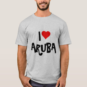 "I Love Aruba" Custom Design T-Shirt