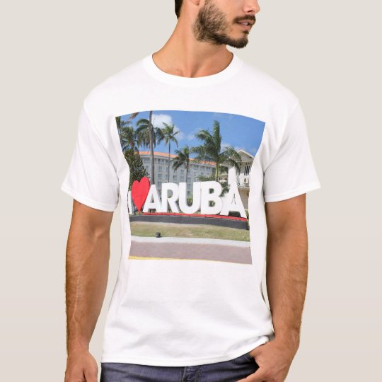 Targa In Metallo Vintage Aruba One Happy Island – Decorazione Da Parete 30,5 X 20,3 Cm