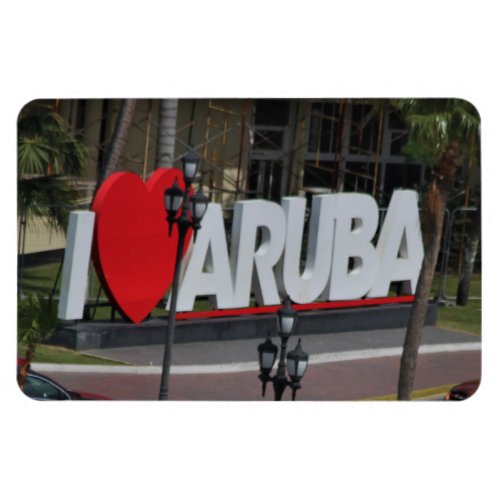 I Love Aruba Photography Magnet