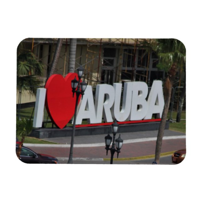 "I Love Aruba", Photography, Magnet (Horizontal)