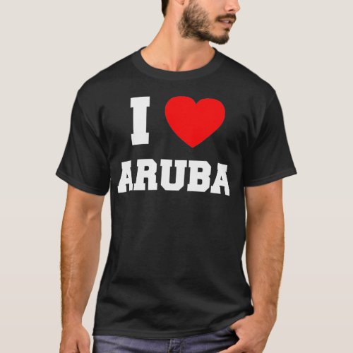 I Love Aruba  T_Shirt