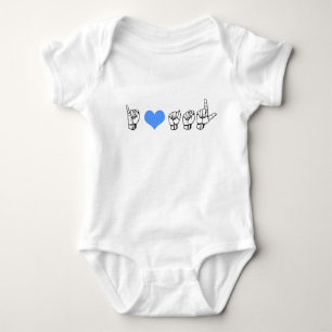 I Love ASL (American Sign Language) Infant Creeper