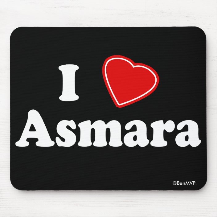 I Love Asmara Mousepad