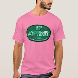 I Love Asphalt Men's T-Shirt - Pink