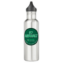 I Love Asphalt Stainless Steel Water Bottle