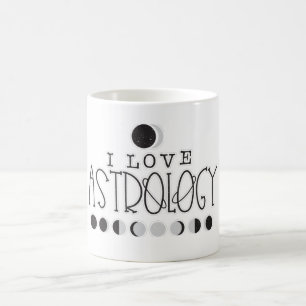 I love Astrology Sun & Moon Phases Coffee Mug