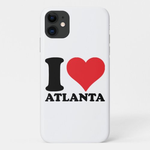 I LOVE ATLANTA  iPhone 11 CASE