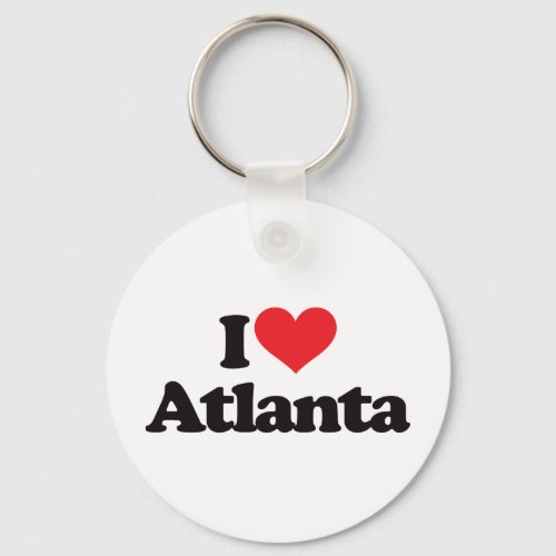 I Love Atlanta Keychain