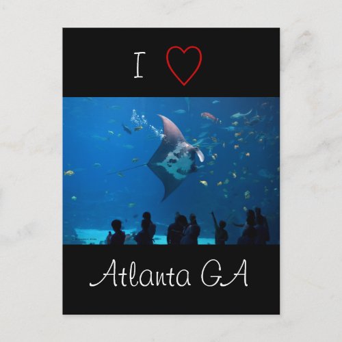 I Love Atlanta Postcard