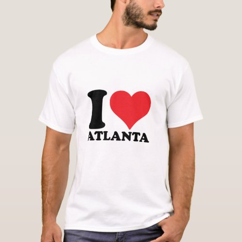 I LOVE ATLANTA  T_Shirt