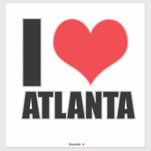 I love Atlanta usa Sticker