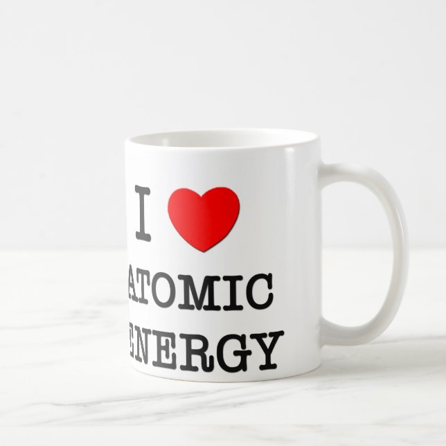 I Love Atomic Energy Coffee Mug (Right)