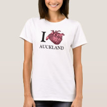 I Love Auckland anatomically correct heart