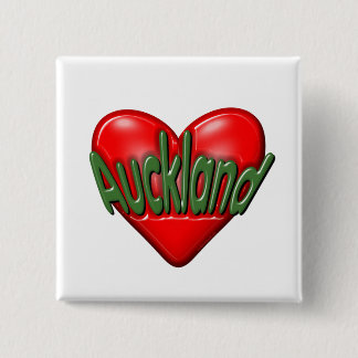 I Love Auckland Pinback Button