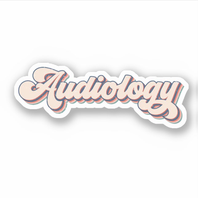 I Love Audiology, Audiology Quotes2 Sticker (Front)