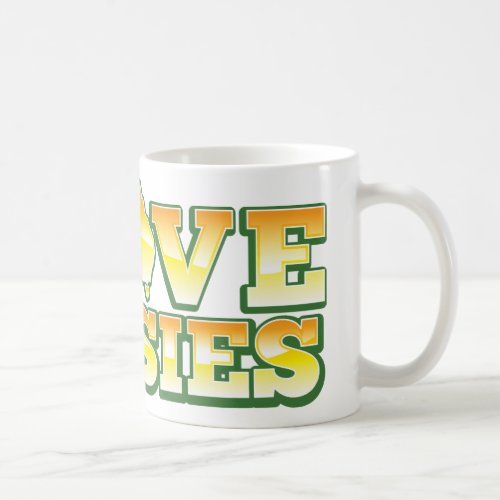 I Love Aussies Australiana Design Coffee Mug