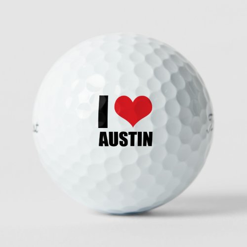 I love Austin Golf Balls