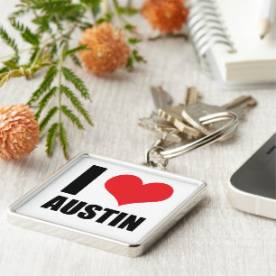 I love Austin Keychain