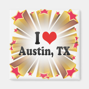 I Love Austin, TX Magnet