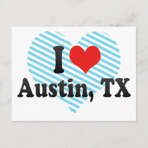 I Love Austin, TX Postcard