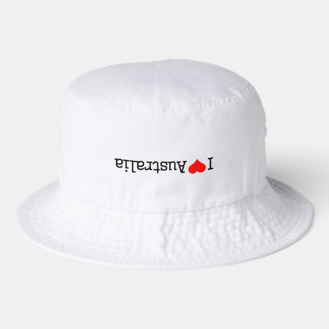 I Love Australia Bucket Hat (Front)