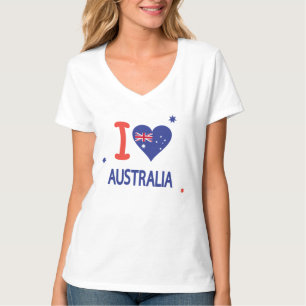 I LOVE AUSTRALIA Happy Australia Day 26th January T-Shirt