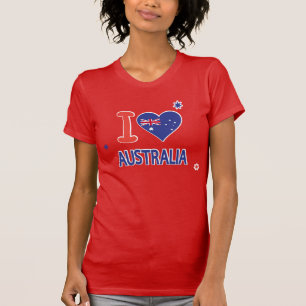 I LOVE AUSTRALIA Happy Australia Day  26th January T-Shirt