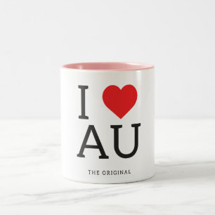 I Love Australia I Heart AU Mugs