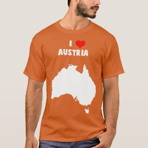 I Love Australia Mixed Up Map  T-Shirt