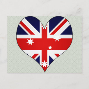 I Love Australia Postcard