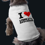 I Love Australia Shirt<br><div class="desc">I Love Australia</div>