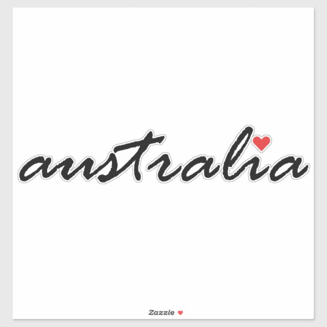 I love Australia Sticker (Sheet)