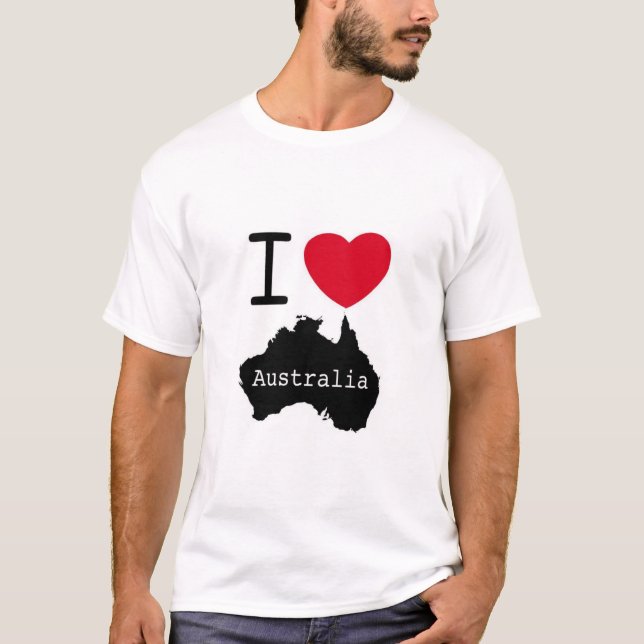I love Australia T-Shirt (Front)