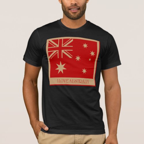 I love Australia _ Vintage T_shirts