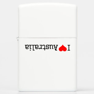 I Love Australia Zippo Lighter