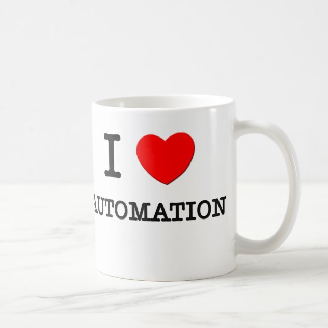I Love Automation Coffee Mug (Right)