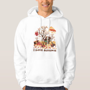I Love Autumn - Fall Scenery Hoodie