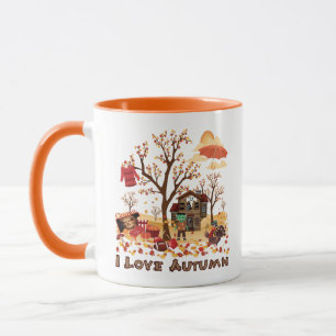 I Love Autumn - Fall Scenery Mug