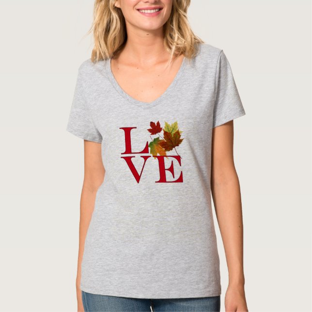 I Love Autumn T-Shirt (Front)