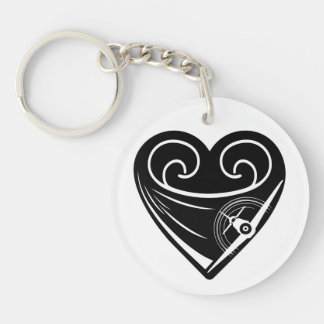 I Love Aviation Keychain