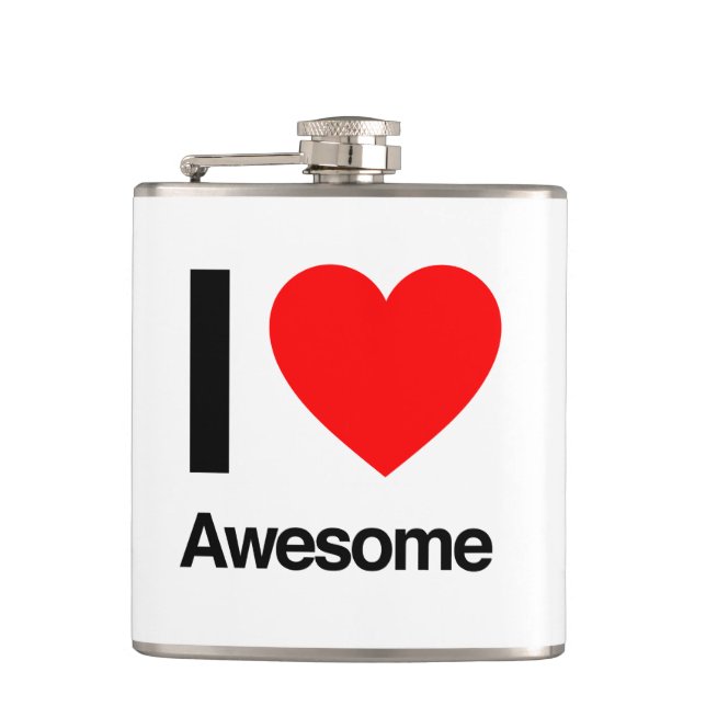 i love awesome flask (Front)