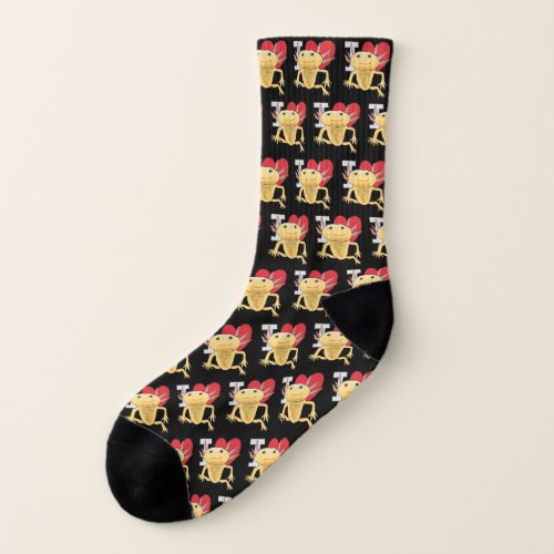 I Love Axolotls Socks