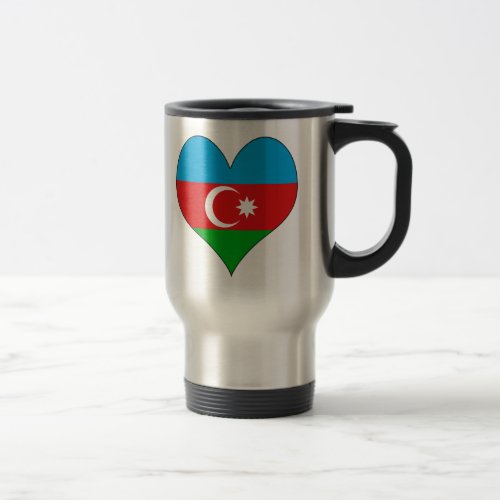 I Love Azerbaijan Travel Mug
