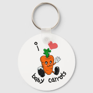I love baby carrots keychain