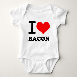 I love bacon baby bodysuit